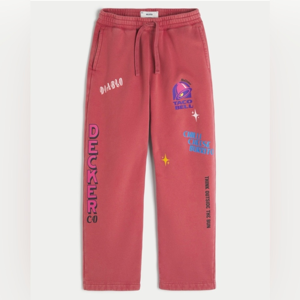 Hollister x Taco Bell Graphic Baggy Sweatpants